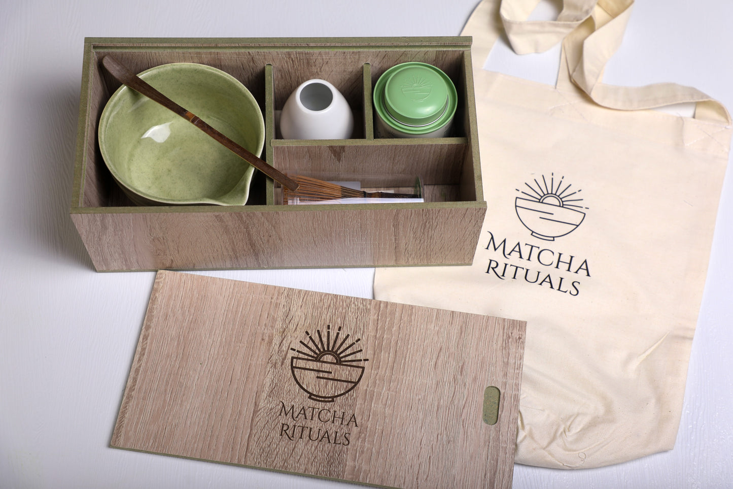 The Ritual Bamboo Set with Matcha Powder