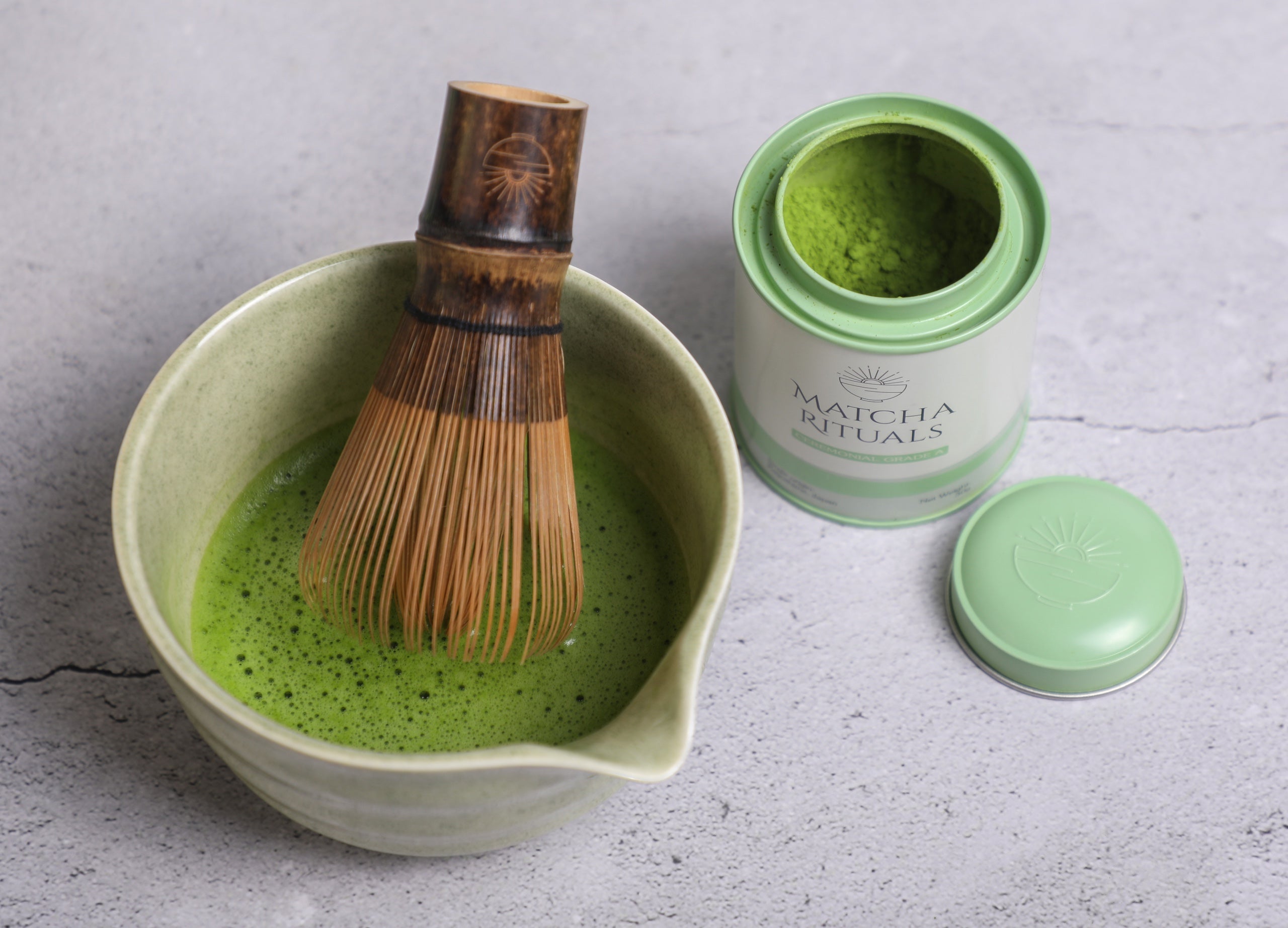 The Ritual Bamboo Set with Matcha Powder